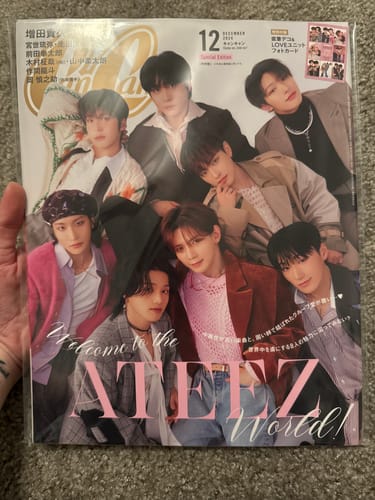Customer photo review of Ateez - Cancam Japan Magazine 2024 December Standard Issue