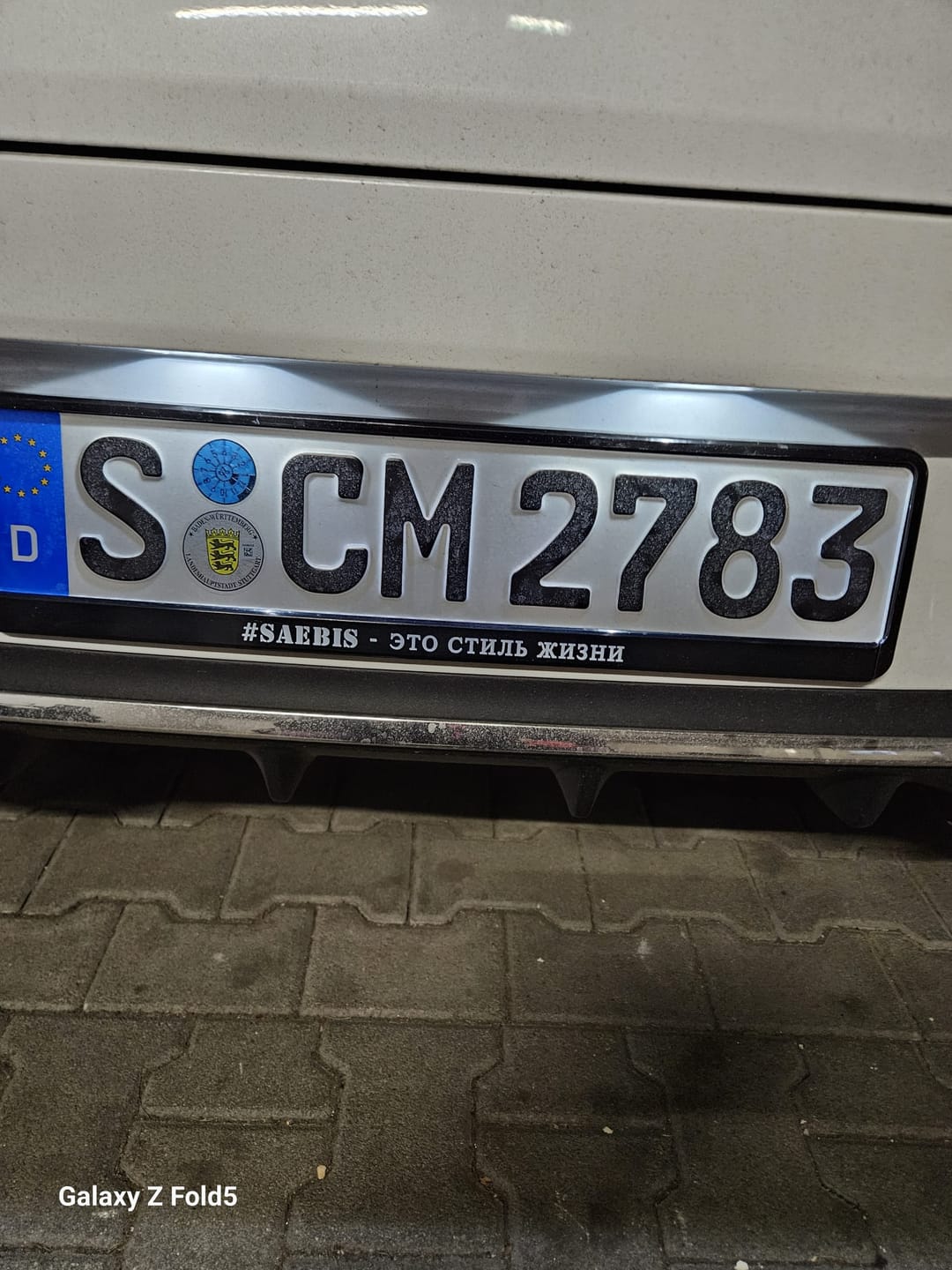 Customer photo review of SAEBIS® 2er SET Auto Kennzeichenhalter