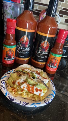 Customer photo review of La Suegra Michelada Mix