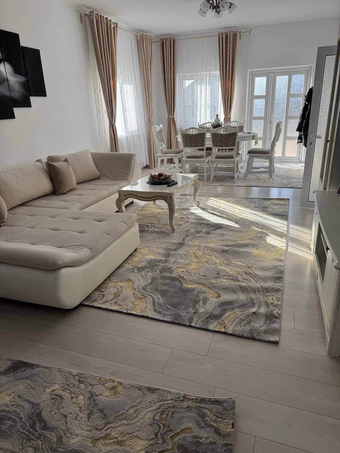 Customer photo review of Covor Royal River, Galben Gold, Living, Dormitor, Modern