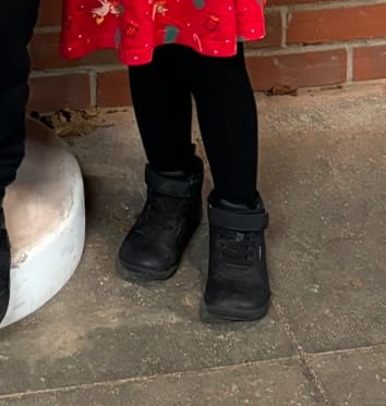 Customer photo review of Kid's Spruce - Winter Barefoot Shoes