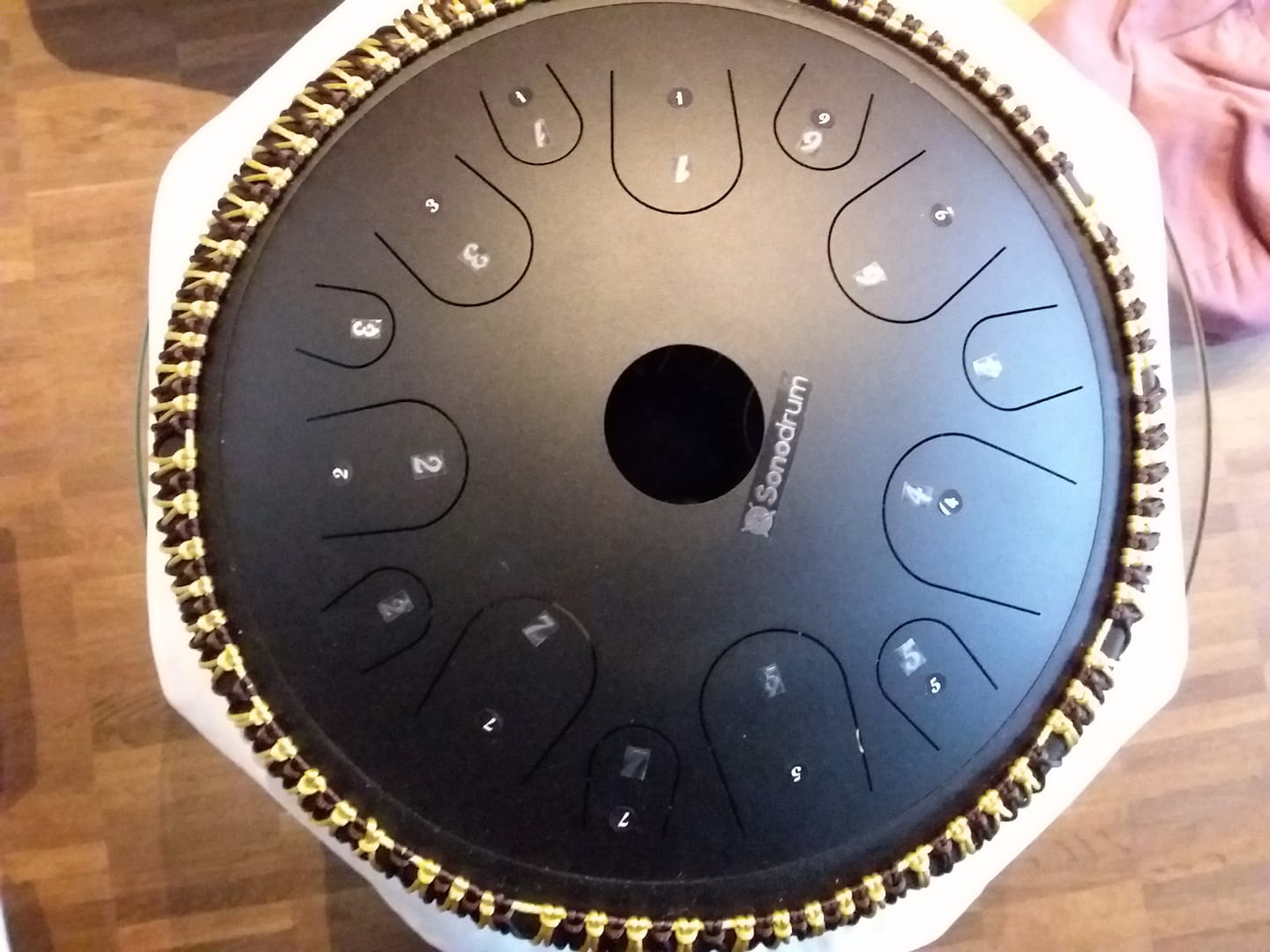 Customer photo review of Sonodrum Zungentrommel - "Exclusive" - Handgefertigt - 38cm - 14 Zungen - C-Dur