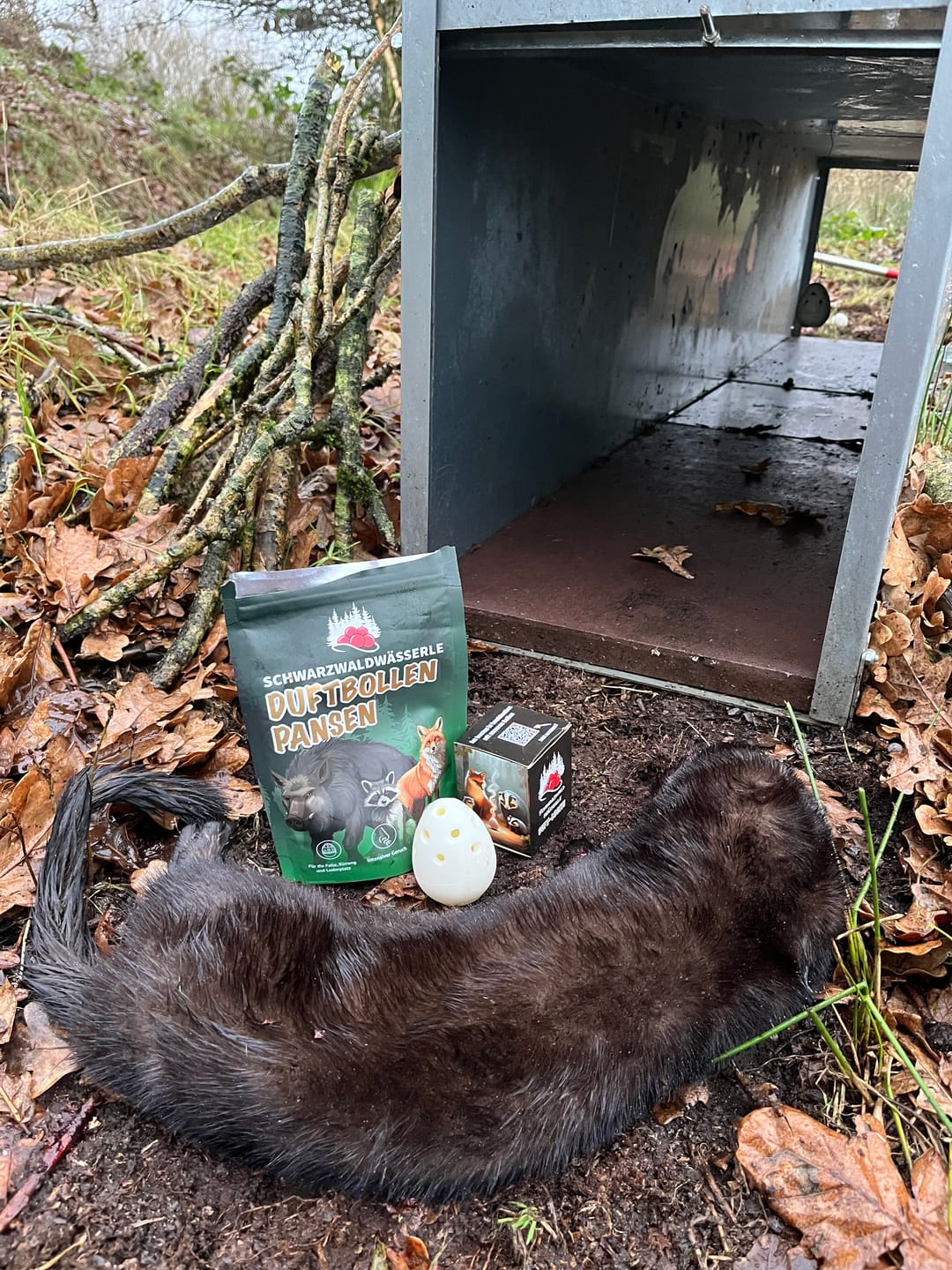 Customer photo review of Pansen Bollen - Lockmittel für die Fallenjagd und Schwarzwild