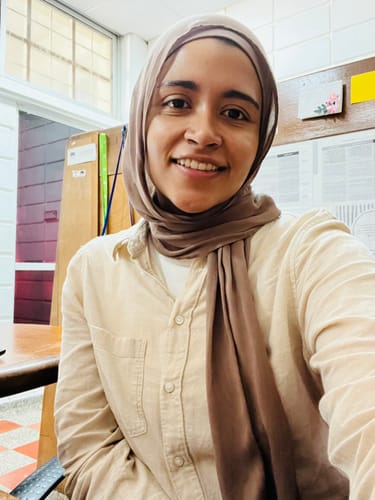 Customer photo review of Matching Butter Modal Hijab Set - Walnut Size 01