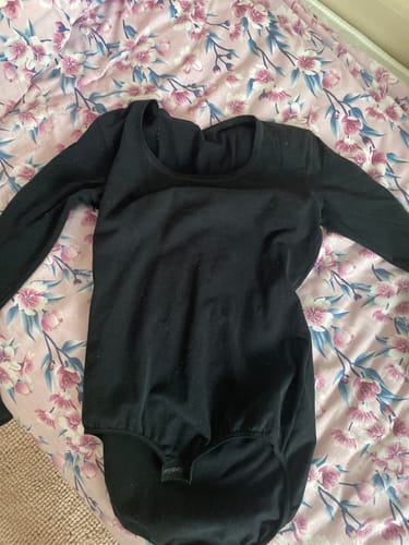 Customer photo review of "Classic Body Оrganic Black" - Боди с дълъг ръкав с прашки/ бикини