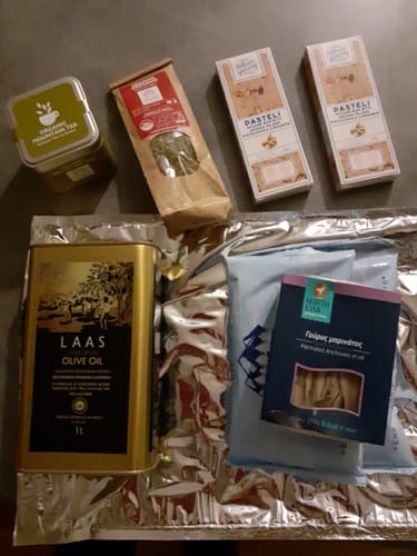 Customer photo review of Pasteli with Pistachio and Honey - 45g - Hellenic Grocery