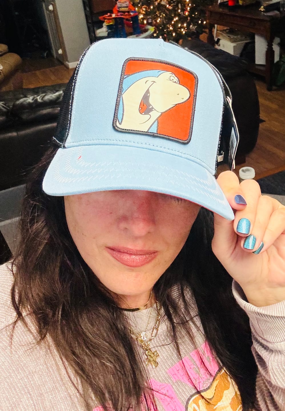 Customer photo review of OVERLORD X Hanna-Barbera: Jabberjaw Trucker Cap