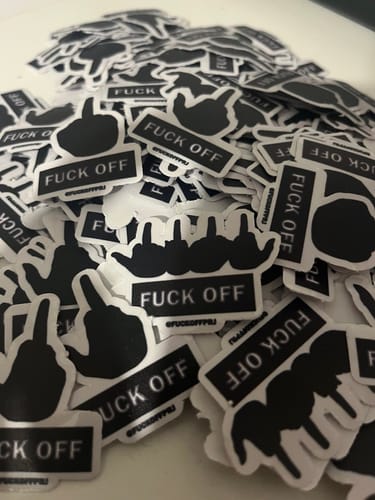 Customer photo review of BLACK FRIDAY - 500 Sticker Trasparenti 5x5 cm