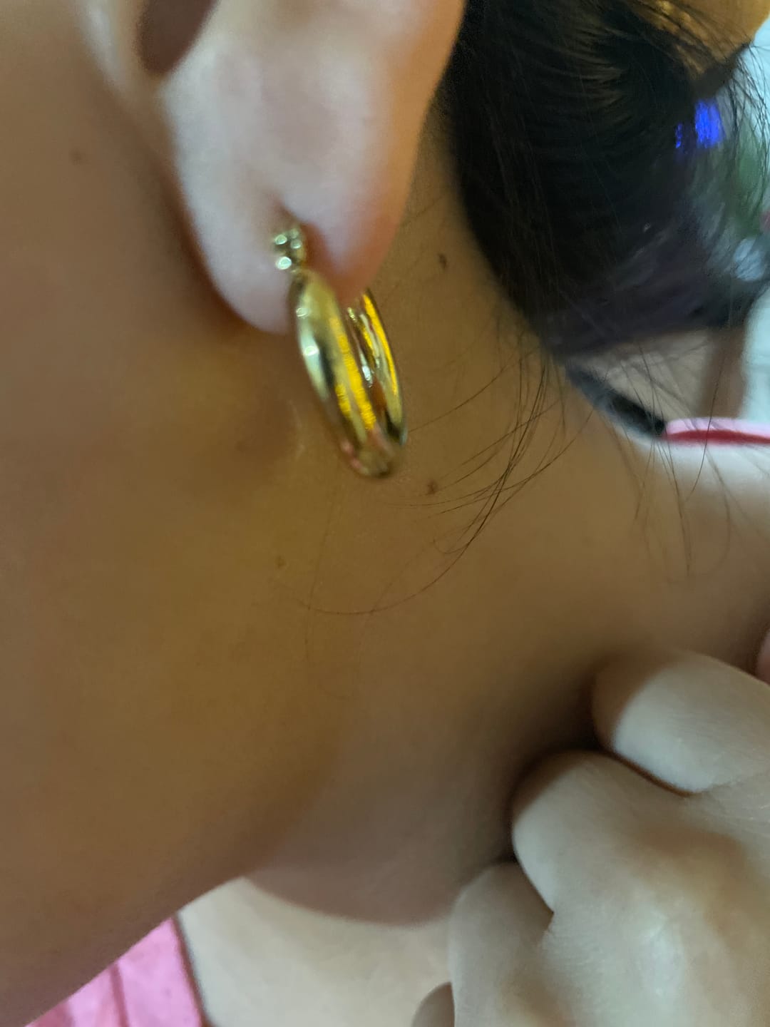 Customer photo review of Aretes Olivia