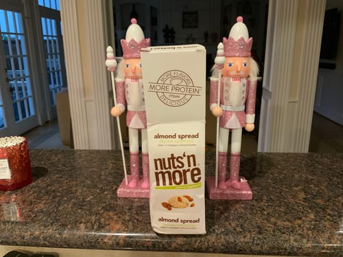 Customer photo review of Almond Butter High Protein Spread - 10 Pack Snack Size