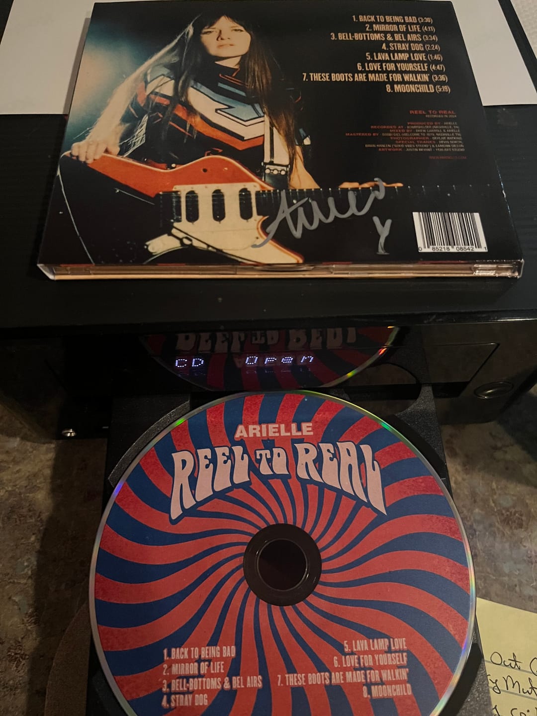 Customer photo review of Reel to Real CD