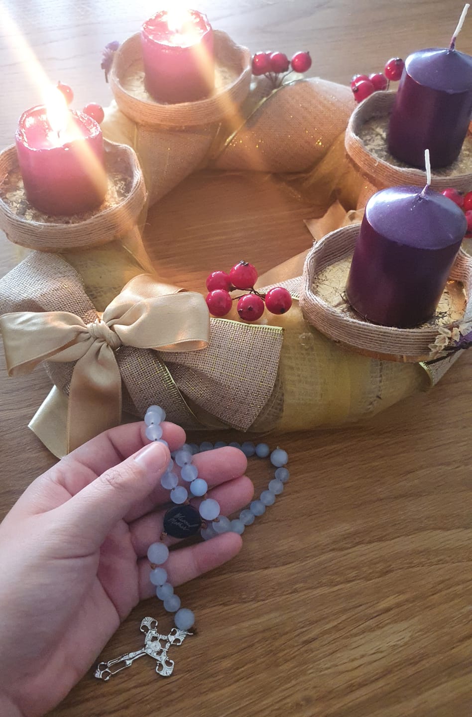 Customer photo review of The Blessed Mother Rosary by Blessed Is She