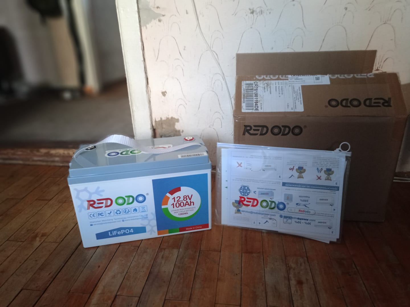 Customer photo review of 【Україна】0% ПДВ - Redodo 12V 100Аh LOW-TEMP LiFePO4 акумулятор глибокого циклу BMS 100A