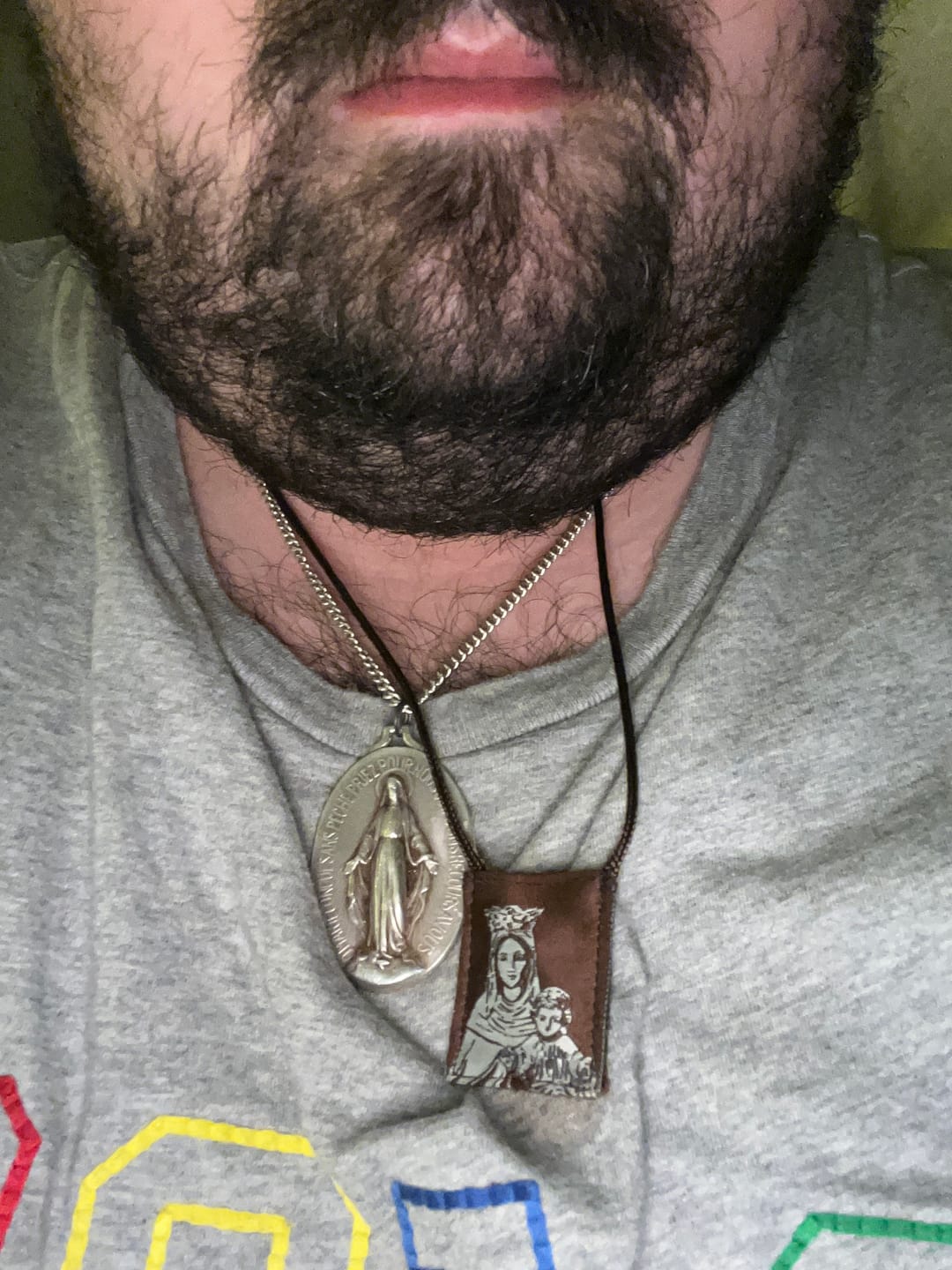Customer photo review of OLMC Promise | Our Lady of Mt. Carmel Premium Brown Scapular