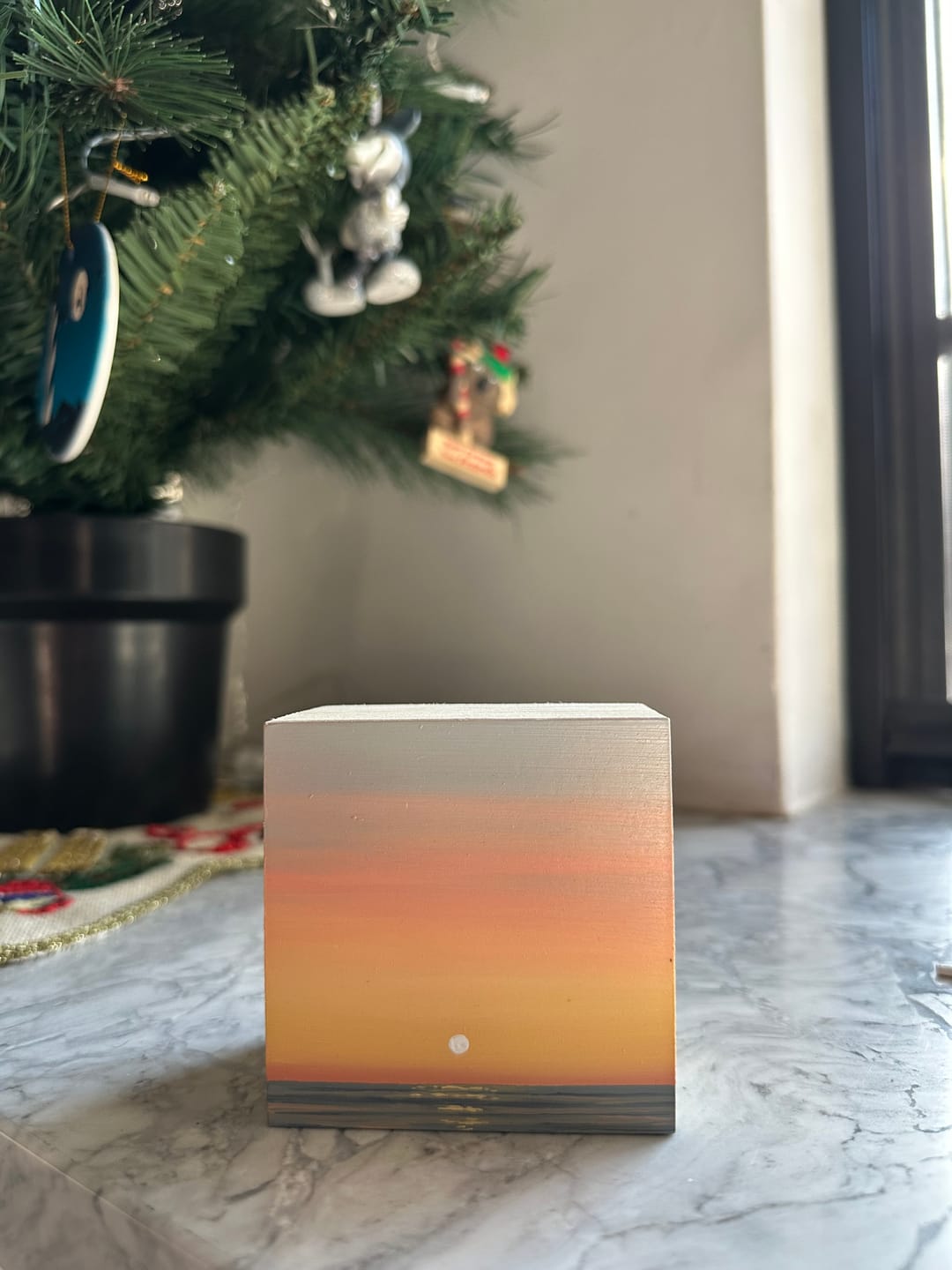Customer photo review of Mini Original Painting 3 x 3 in.