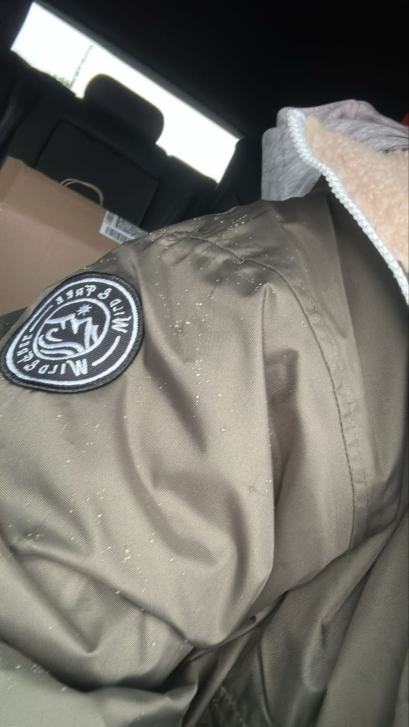 Customer photo review of The COBE - Cosy Raincoat & Changing Robe in One