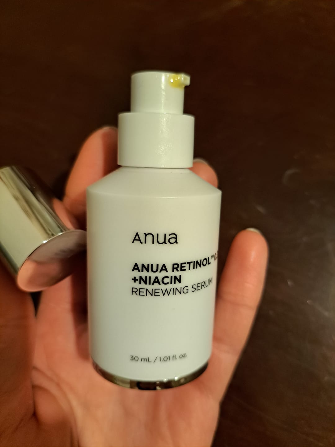 Customer photo review of Atjaunojošs serums ar retinolu Anua Nano Retinol 0,3% + Niacin Renewing Serum