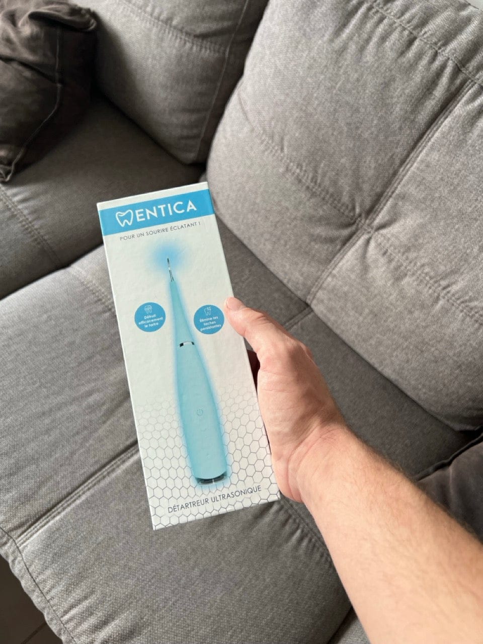 Customer photo review of Détartreur Dentaire à Ultrasons | Dentica®