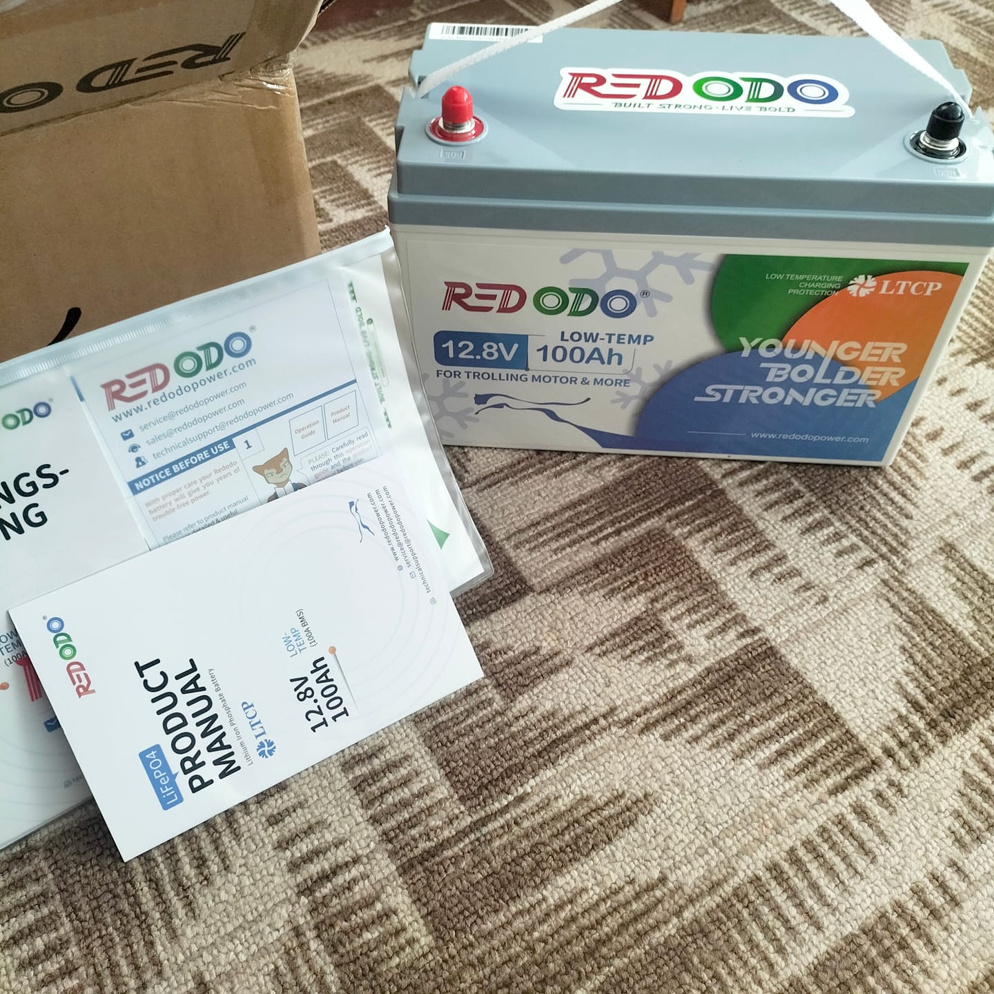 Customer photo review of 【Україна】0% ПДВ - Redodo 12V 100Аh LOW-TEMP LiFePO4 акумулятор глибокого циклу BMS 100A