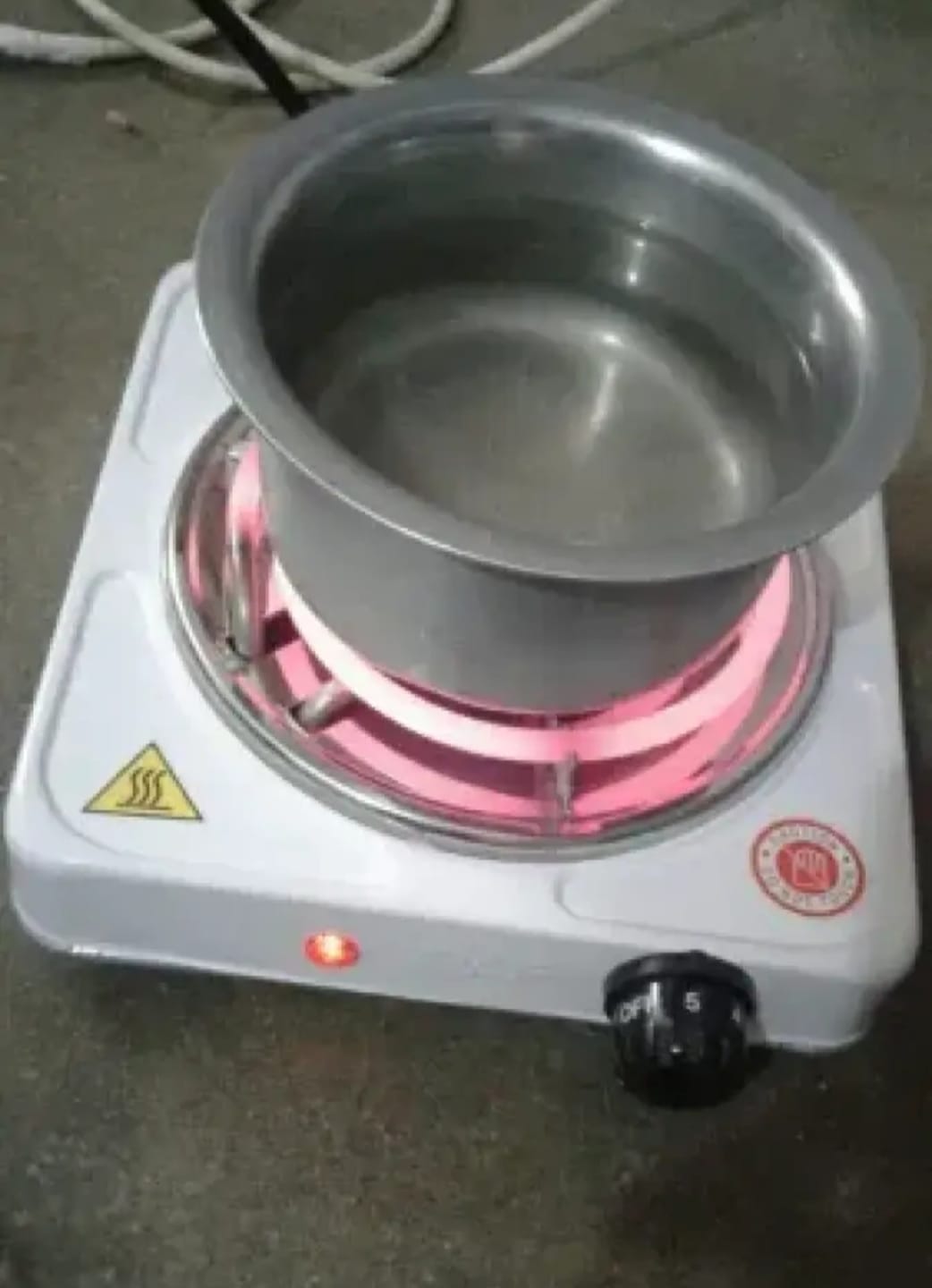 Customer photo review of RAF Electric Stove Single