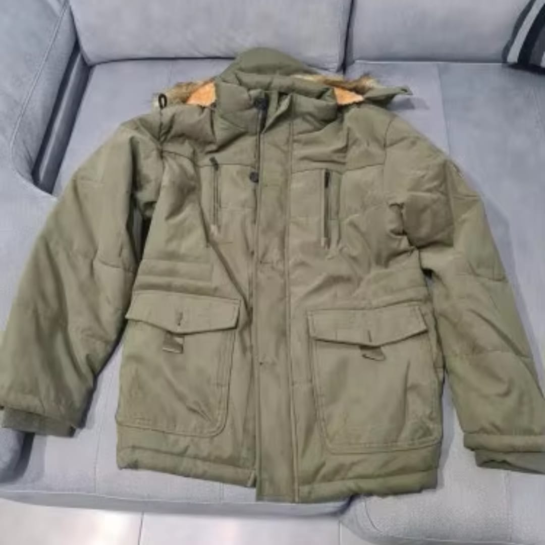 Customer photo review of Julian Winterparka | Langer Wintermantel aus Baumwolle