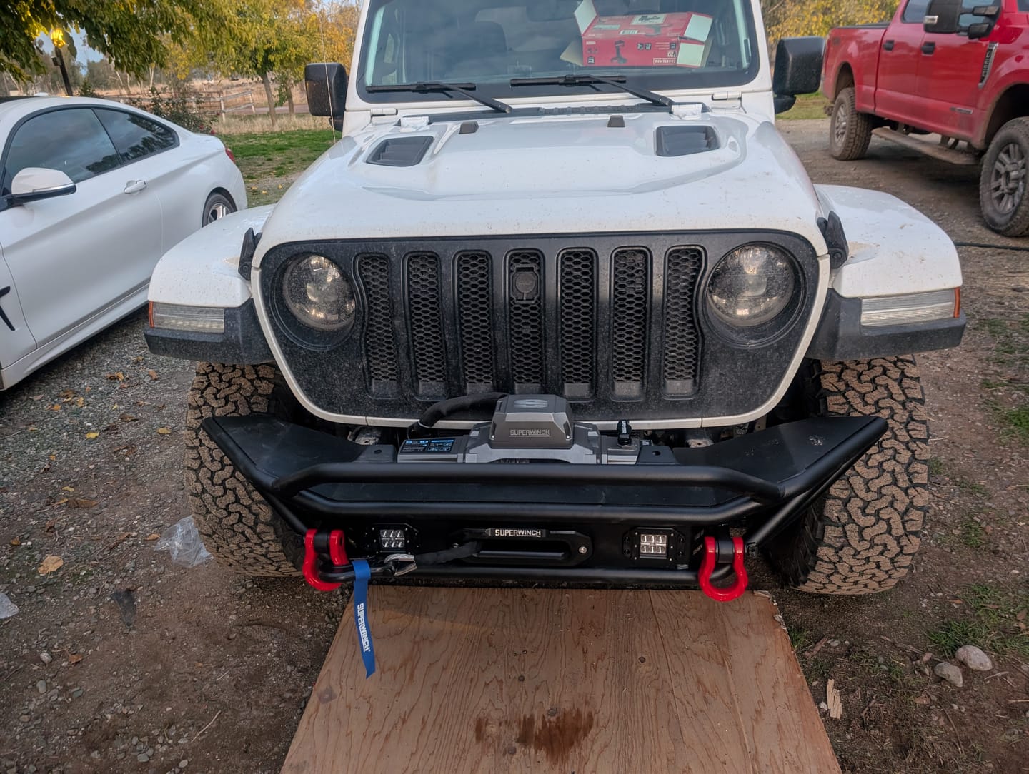 Customer photo review of Mega Shackles ® - Red (2PK) | Forged Carbon Steel | 68,000 lbs MBS (16,000 lbs WLL) | Off-Road Recovery Anchor Points