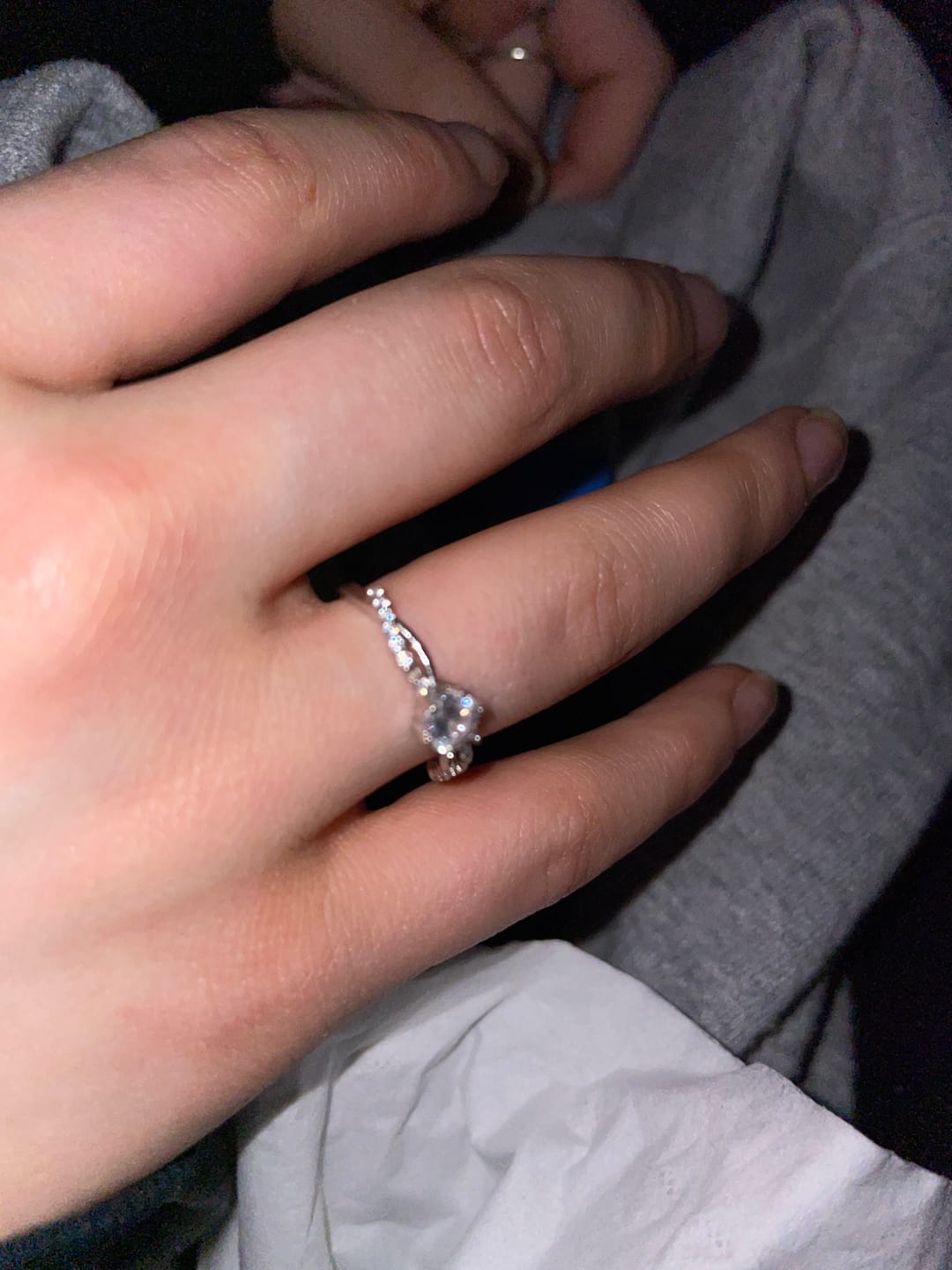 Customer photo review of Ethereal Eternity Ring