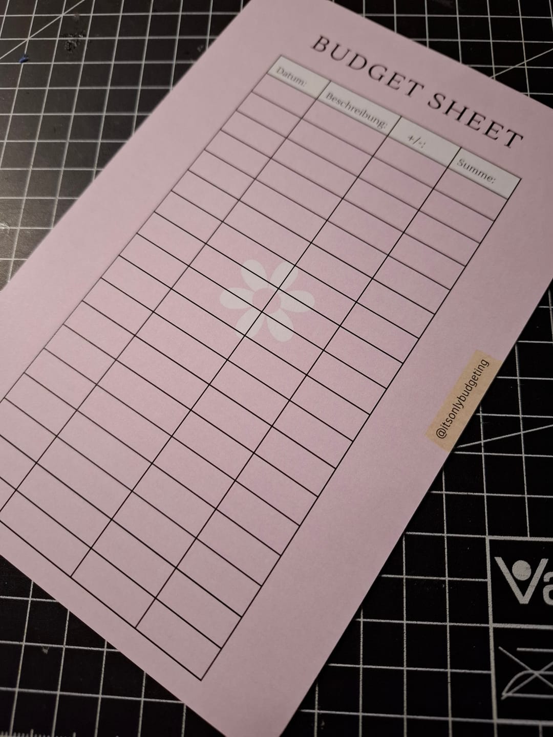 Customer photo review of Budget sheets A5, A6 (doppelseitig gedruckt)