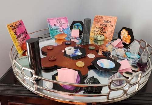 Customer photo review of Crystal Practitioner Beginner's Kit