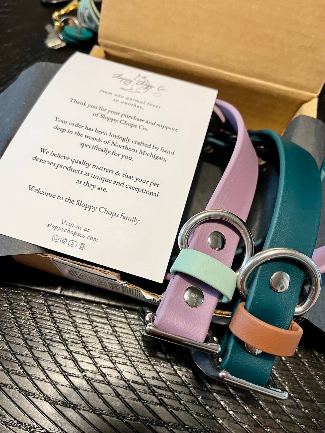 Customer photo review of Denali Center Ring Collar