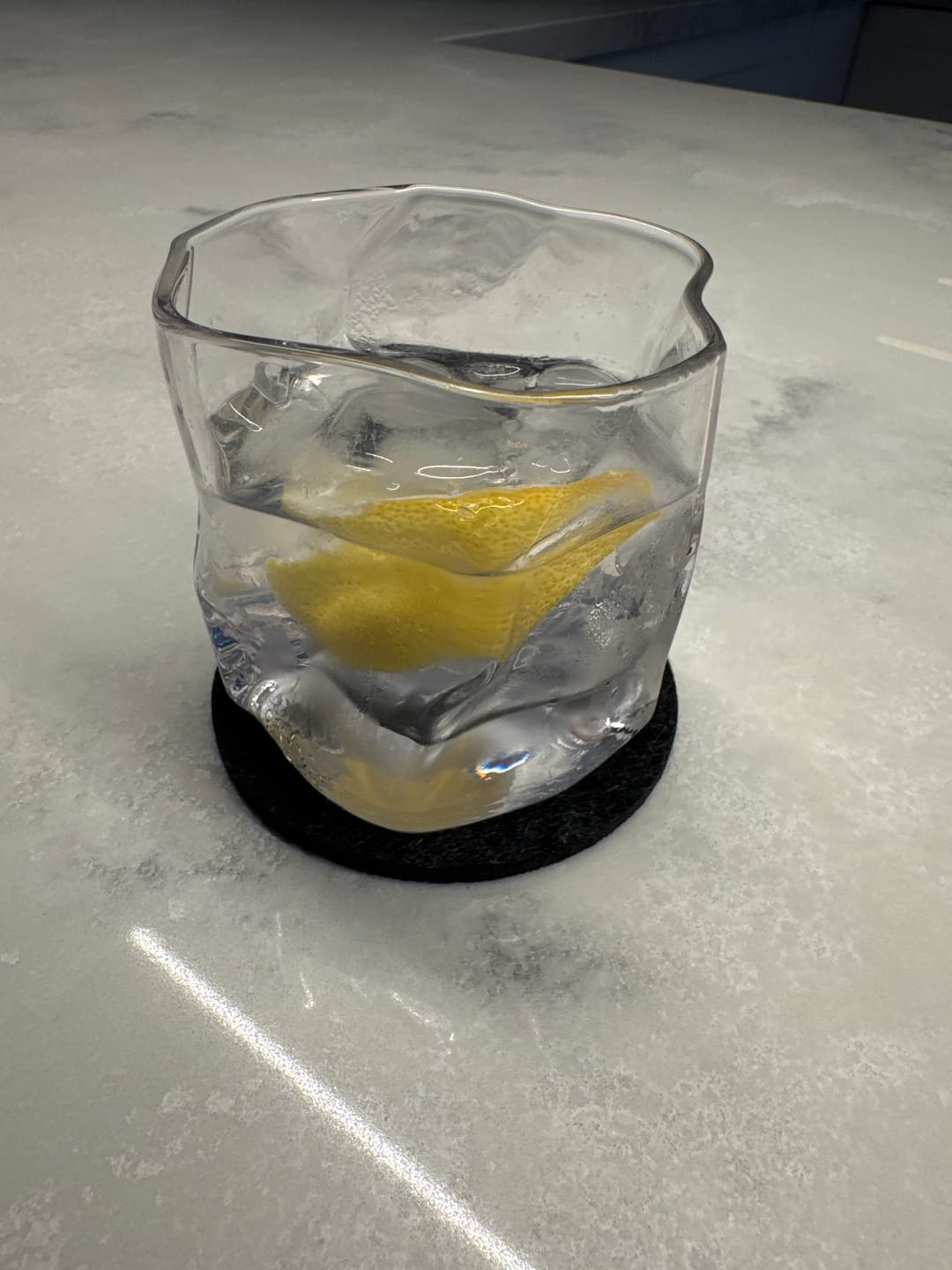 Customer photo review of M&B Whisky Wave Glass Set