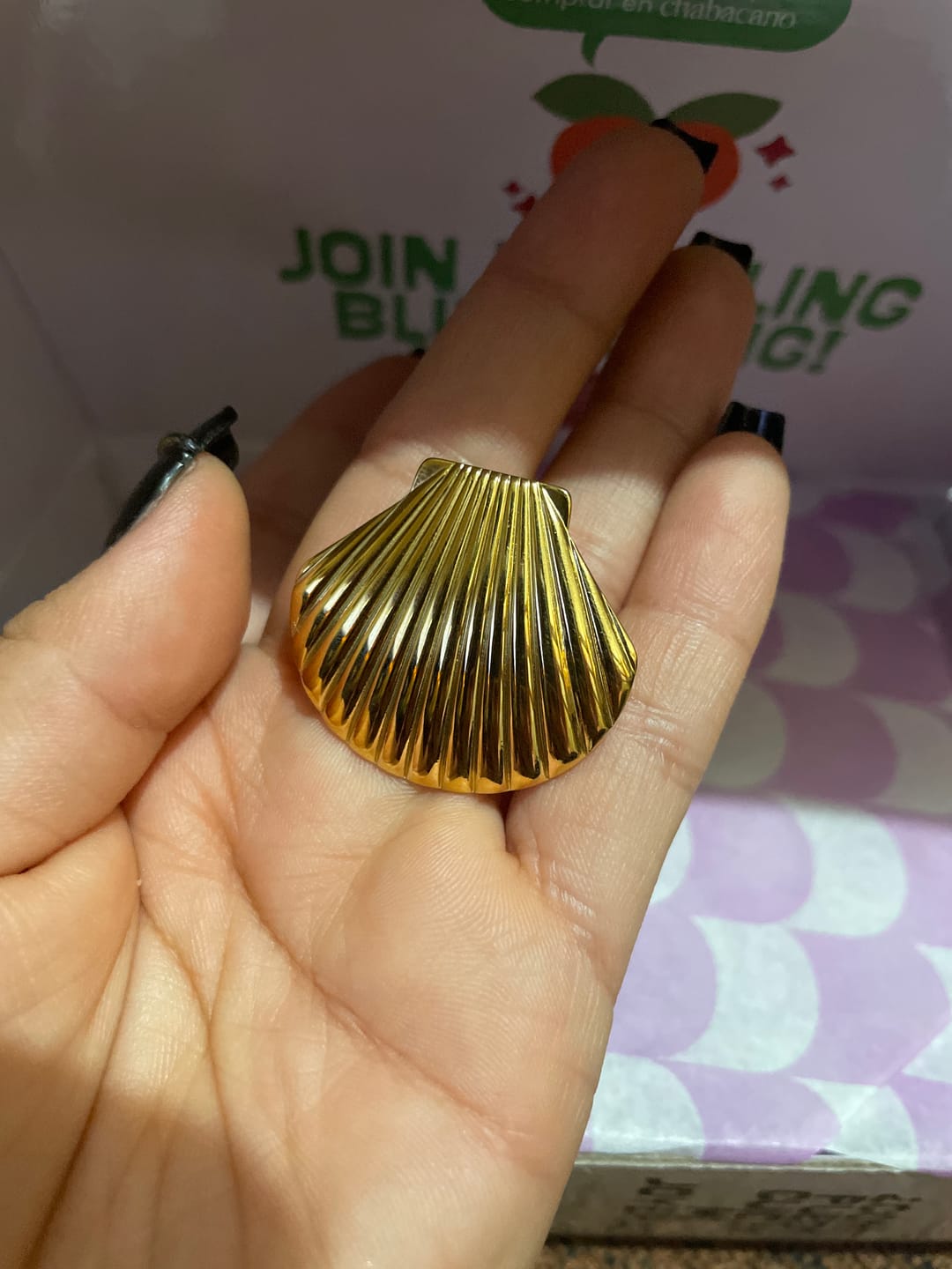 Customer photo review of Aretes Pia