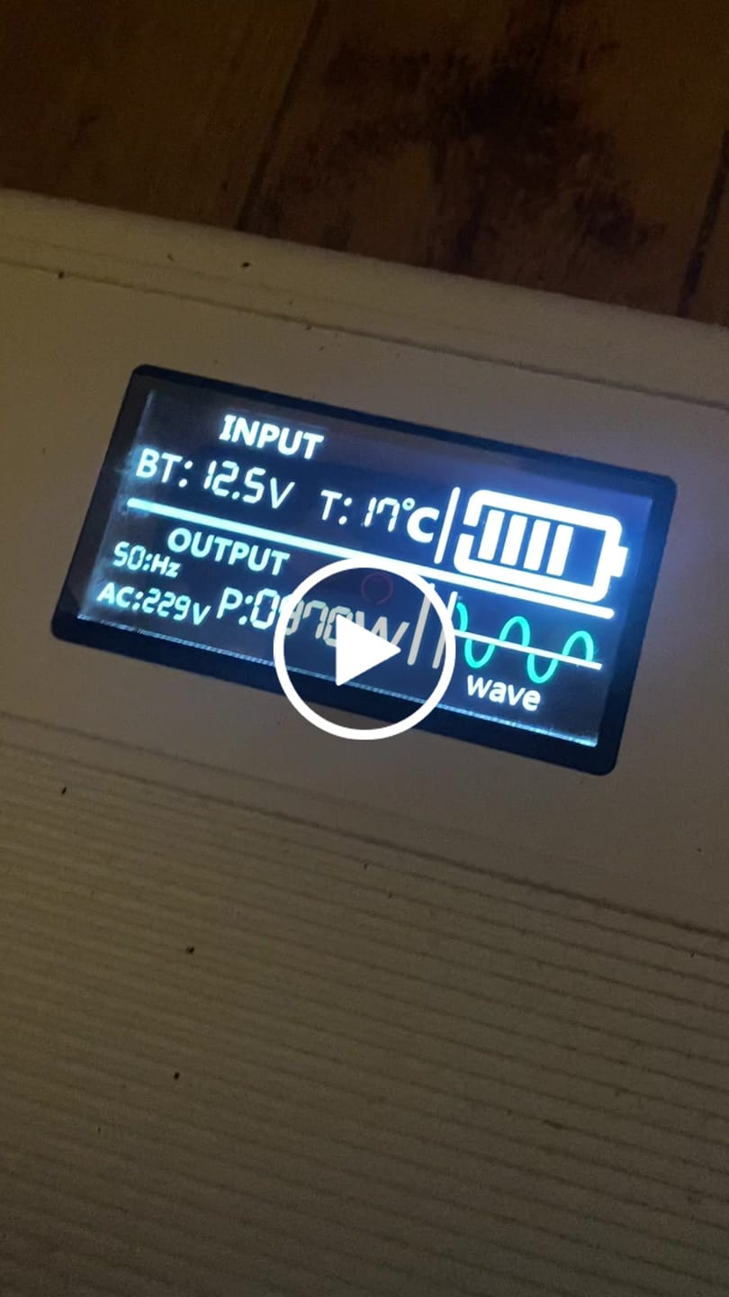 Customer video review of Redodo 2000W Reiner Sinus Wechselrichter Mit LCD Monitor