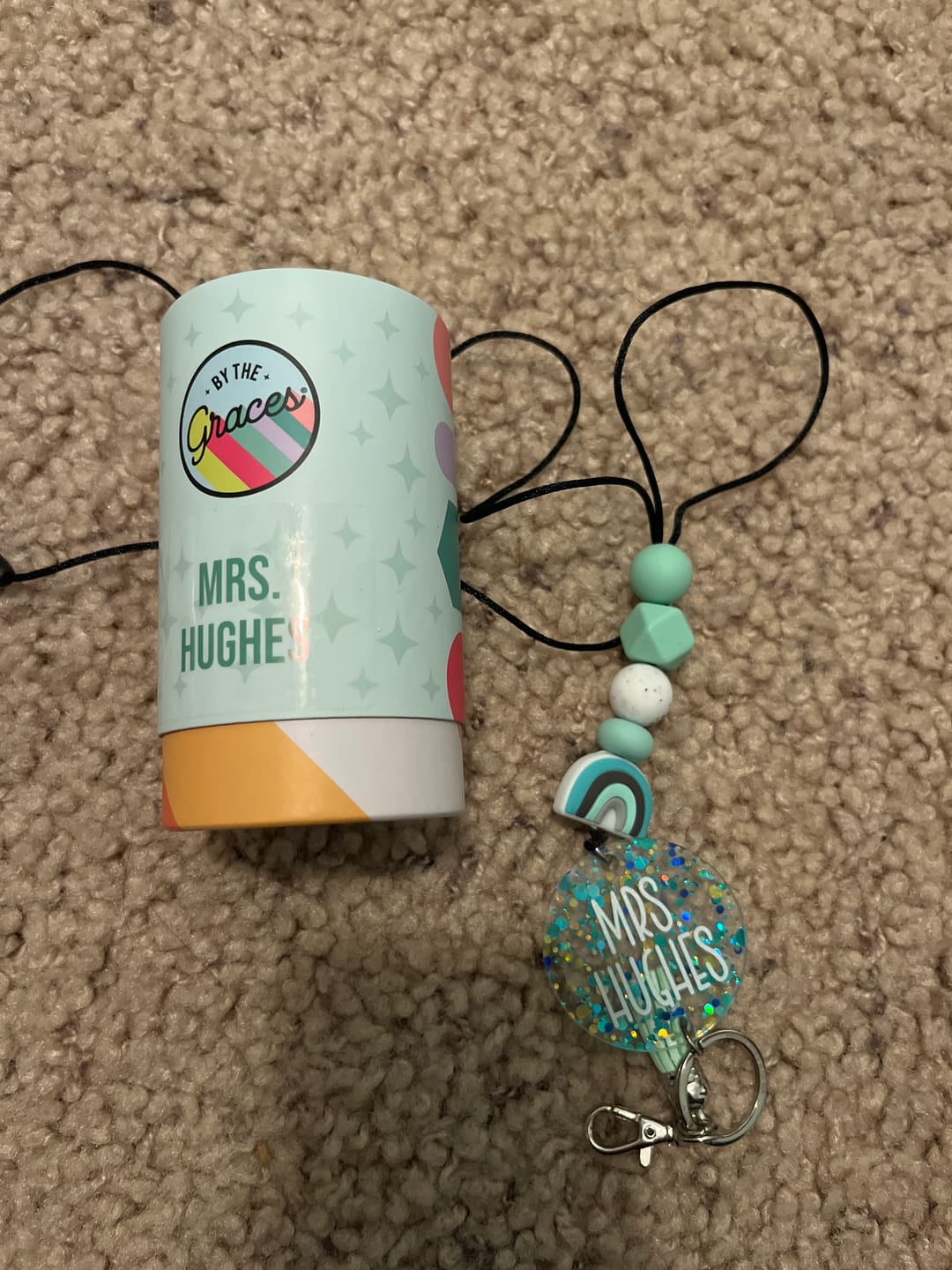 Customer photo review of Design Your Own Beaded Lanyard