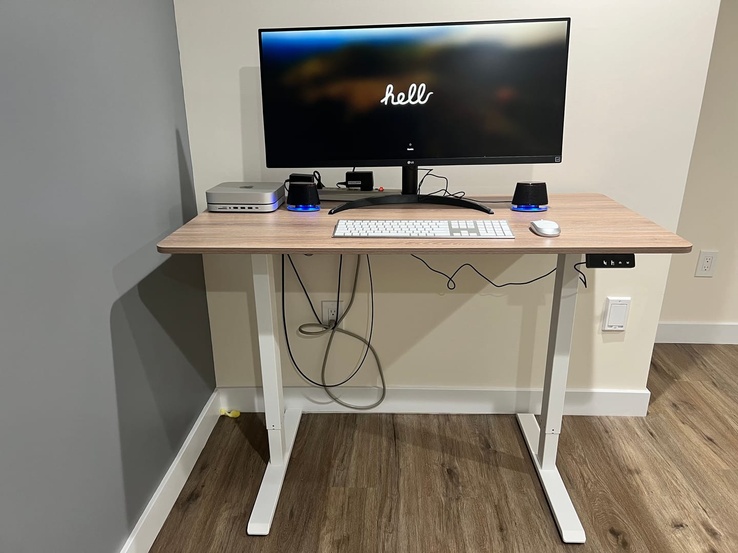 Customer photo review of Everyday Keyboard and Mouse for Mac (Aluminum Combo)