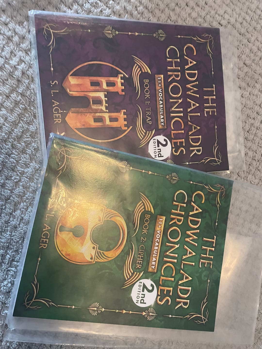 Customer photo review of The Cadwaladr Chronicles: Trap 11+ Vocabulary Novel and Supporting Workbook 2-Book Bundle