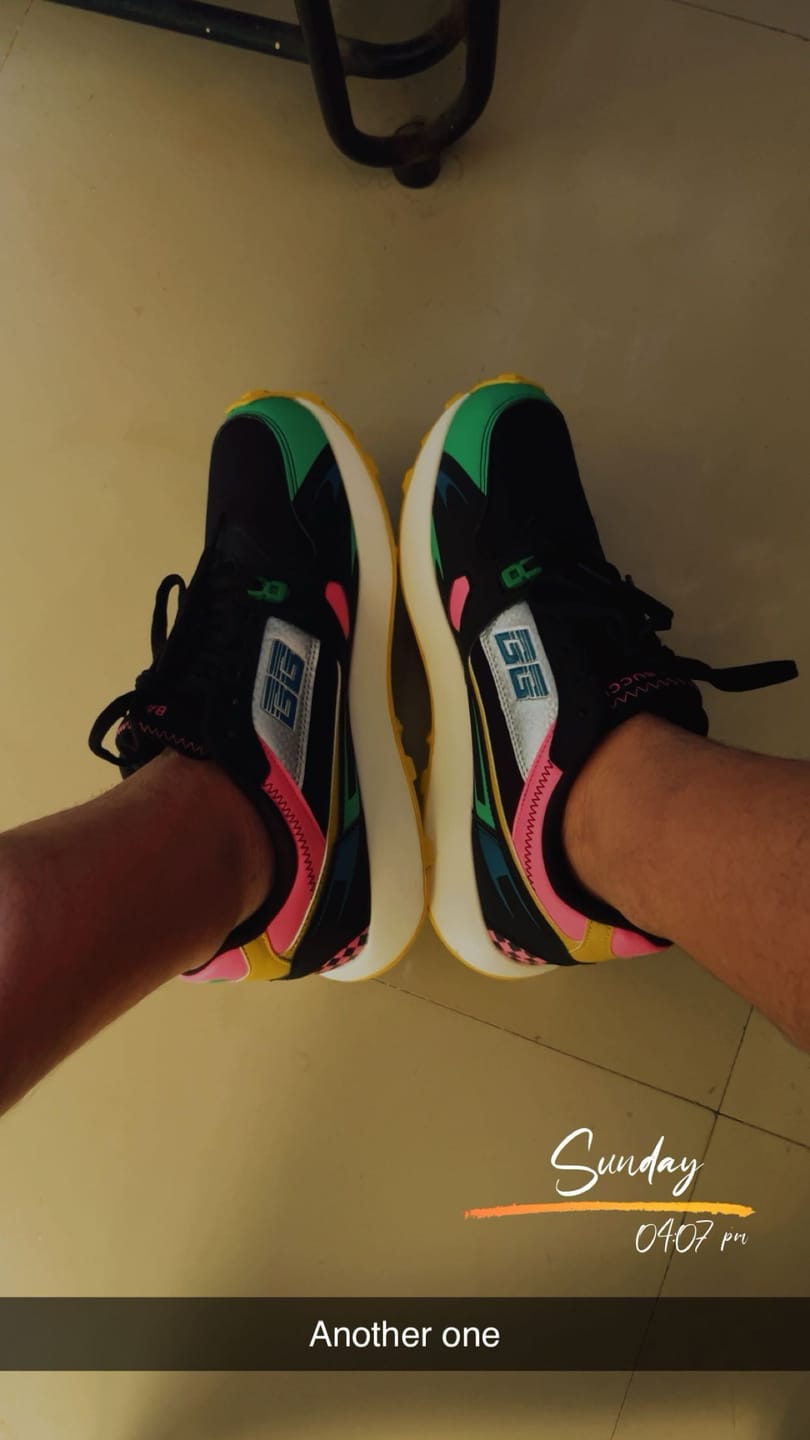 Customer photo review of Bacca Bucci TORQUE Rugged Edge Activewear Sneakers