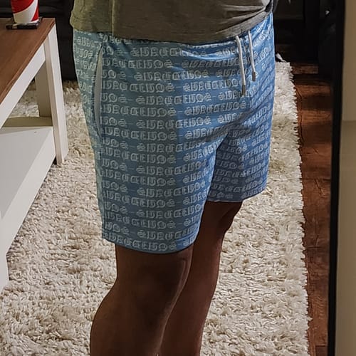 Customer photo review of Mesh Shorts 4" Inseam
