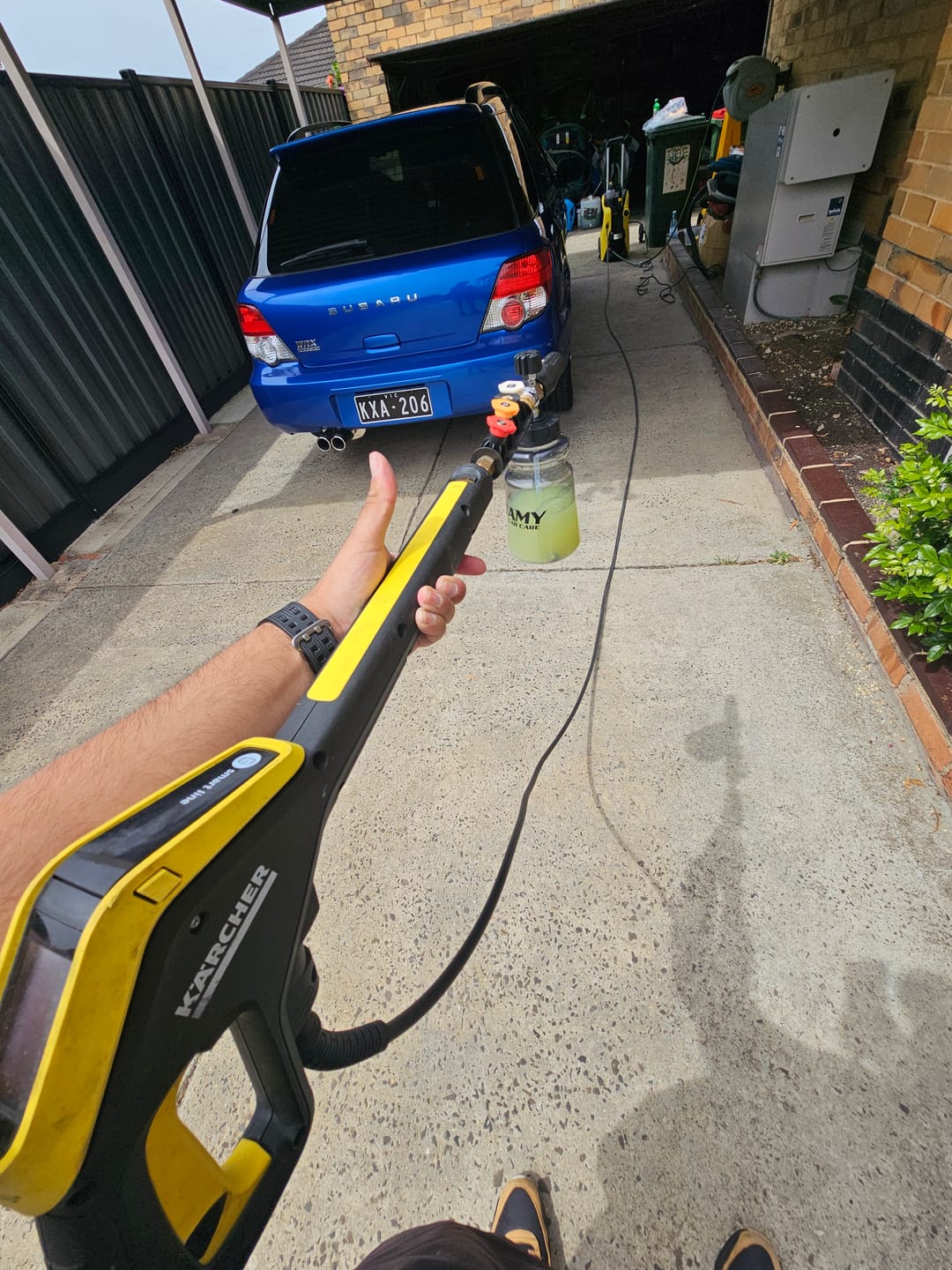 Customer photo review of Foam Cannon Upgrade Kit