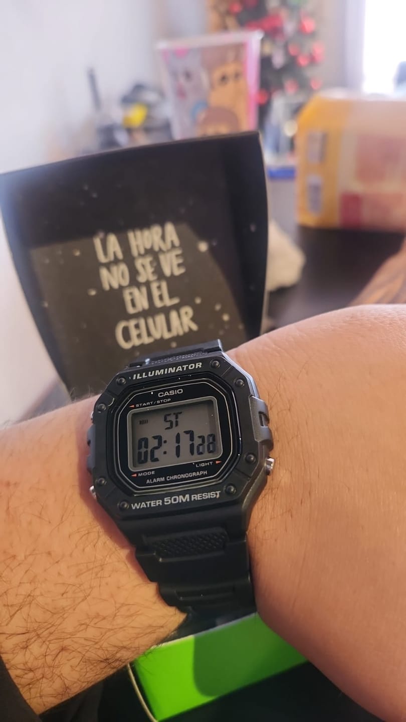 Customer photo review of Reloj Casio Vintage W-218H-1AVDF Negro
