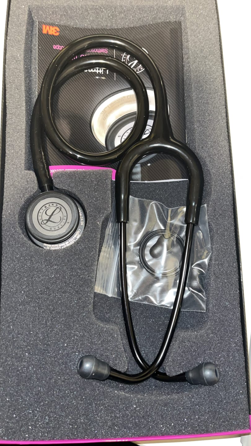 Customer photo review of Littmann Classic III Monitoring Stethoscope: All Black 5803