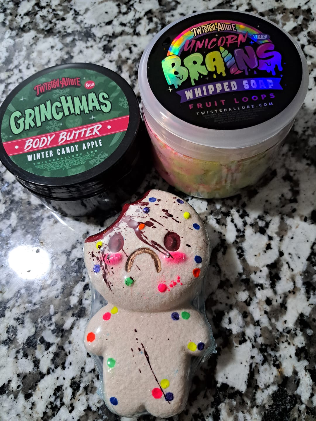 Customer photo review of Unicorn Brains Whipped Soap