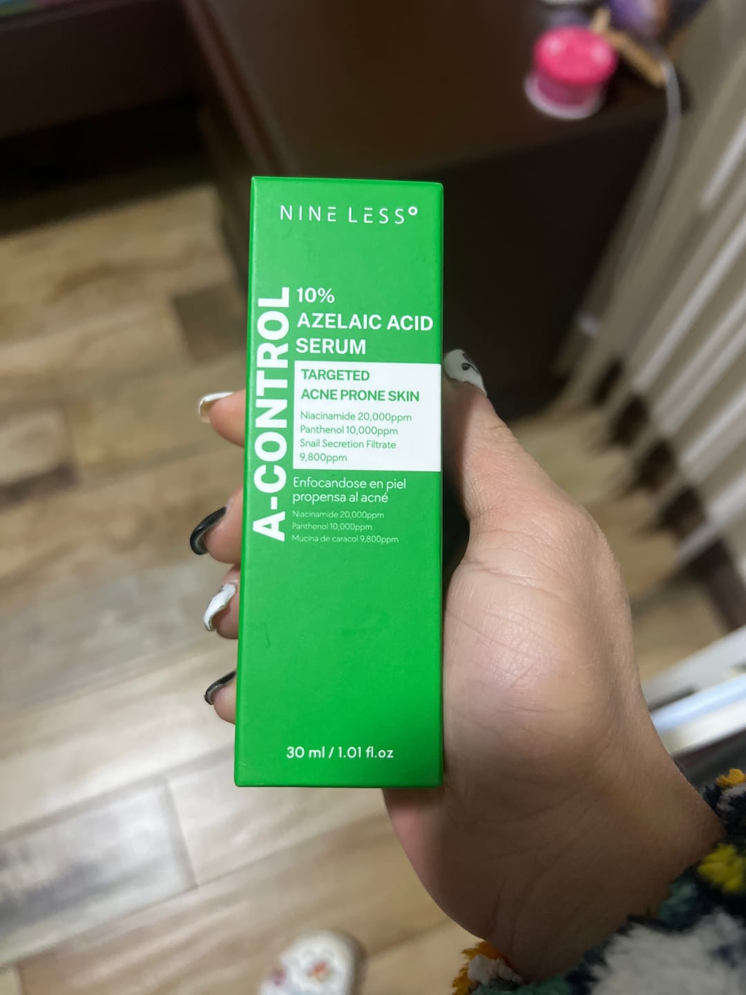 Customer photo review of A-control 10% Azelaic Acid Serum