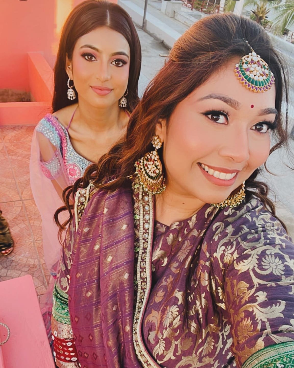 Customer photo review of Padmavat Earrings