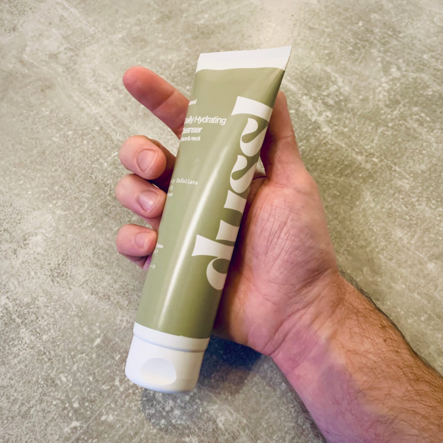 Customer photo review of Daily Hydrating Cleanser
