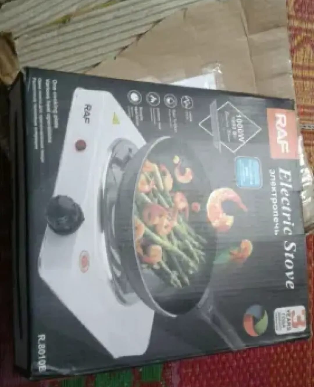 Customer photo review of RAF Electric Stove Single