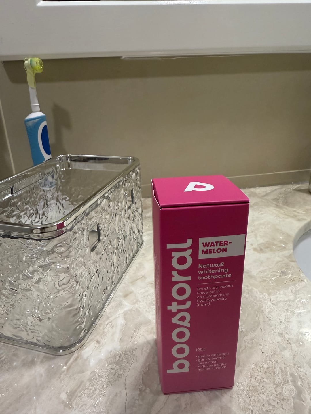 Customer photo review of n-HA Prebiotics Whitening Toothpaste