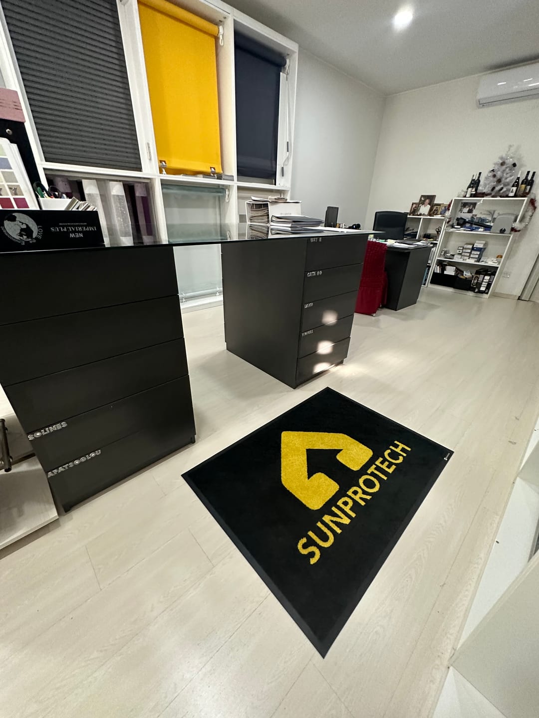 Customer photo review of Custom Indoor Logo Mat
