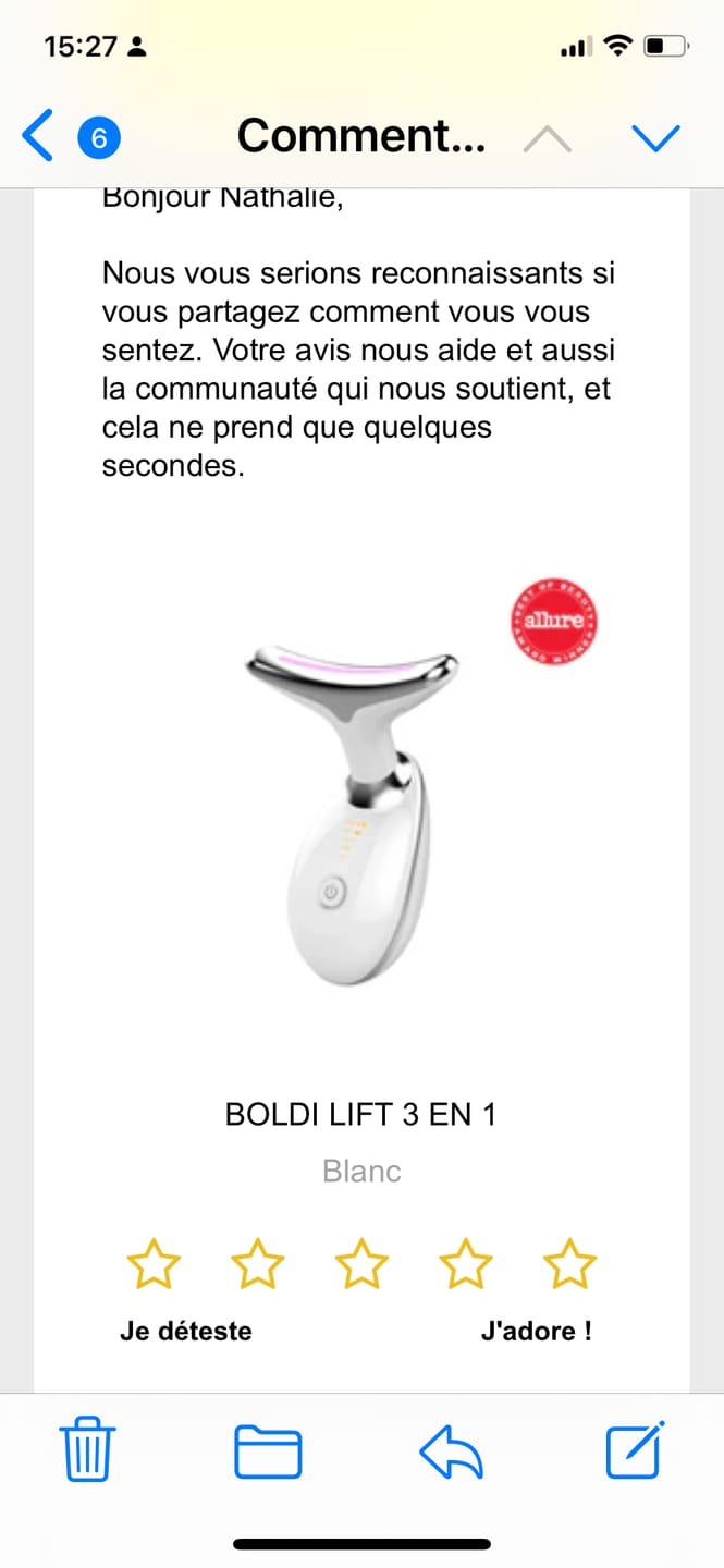 Customer photo review of BOLDI PRO 3 EN 1