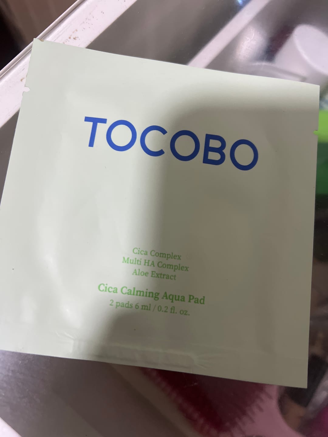 Customer photo review of Cica Calming Aqua Pad 2pads 6ml
